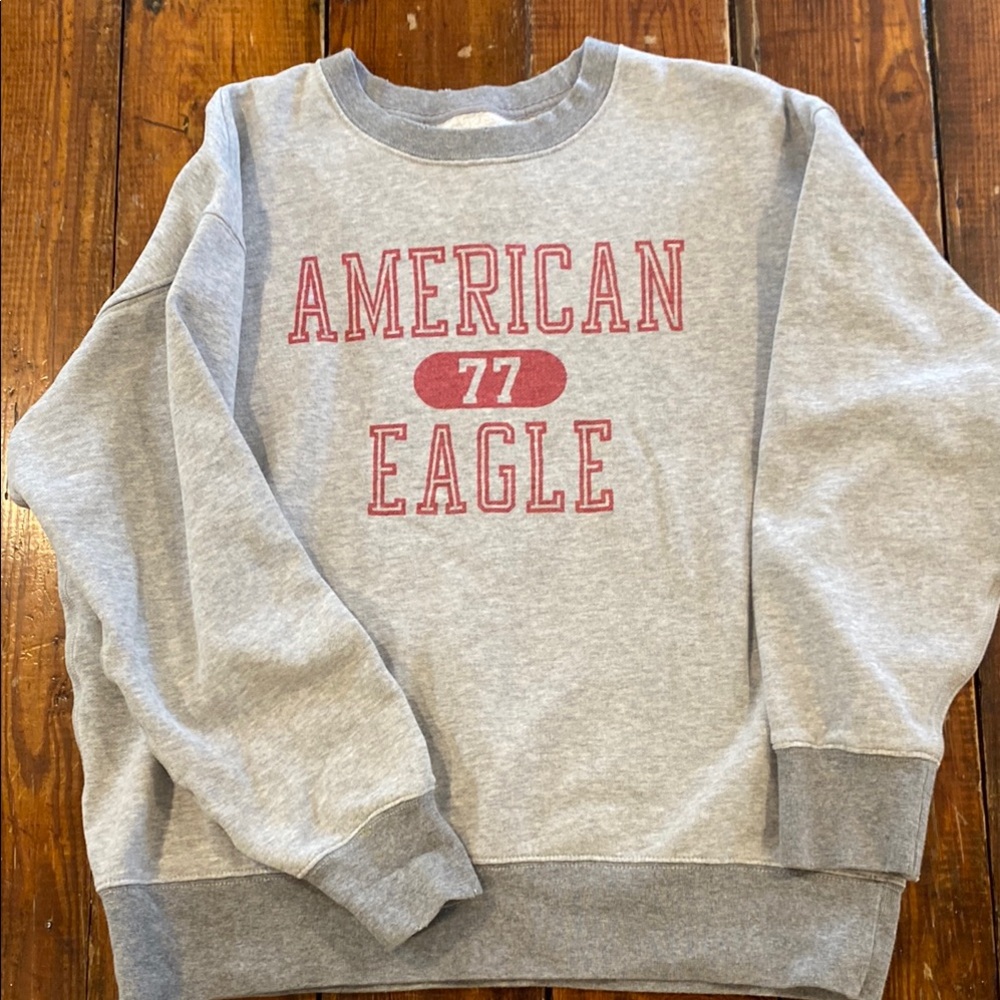 American Eagle Outfitters Gray Crewneck Sweatshirt